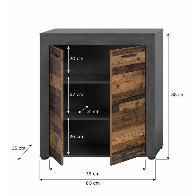 Furnilux Jam highboard old wood nb matera nb 3256433 large