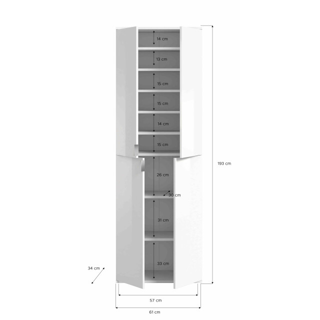 Furnilux Projectxcombinatie artisan nb spiegel 3256793 large