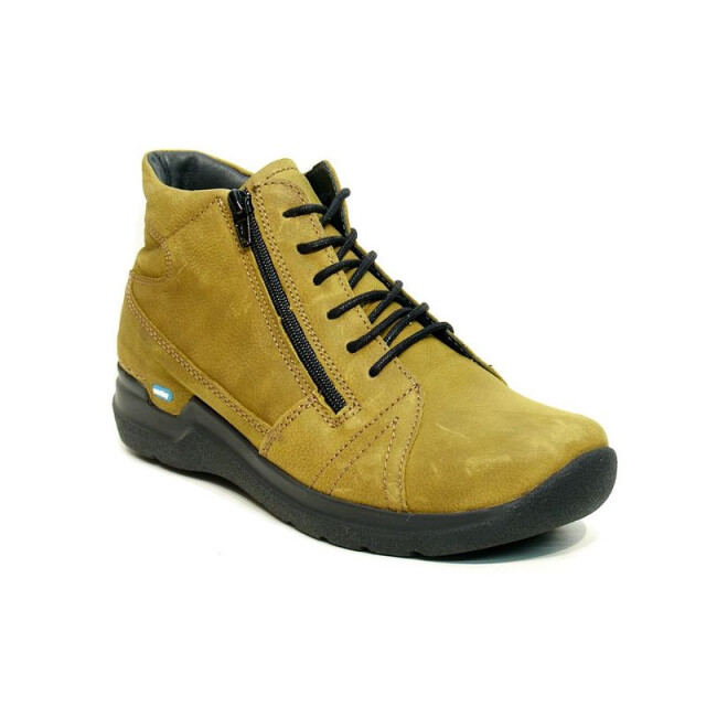 Wolky 06606 Why Antique Nubuck Veterschoenen Geel 06606 Why Antique Nubuck large