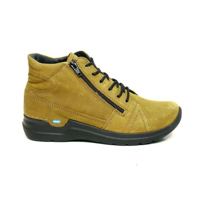 Wolky 06606 Why Antique Nubuck Veterschoenen Geel 06606 Why Antique Nubuck large