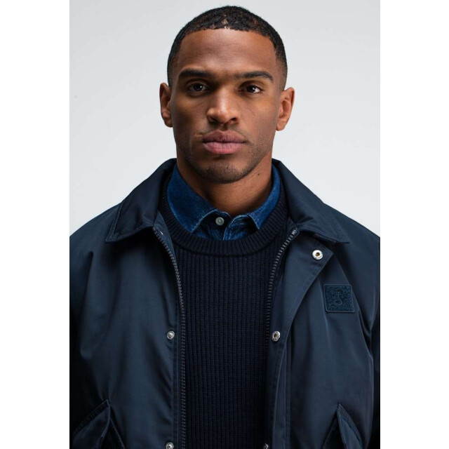 Butcher of Blue Carlo satin flight bomber M2527005-890 large