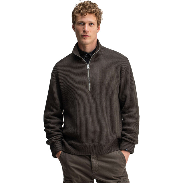 Butcher of Blue Galway half zip M2526001-696 large