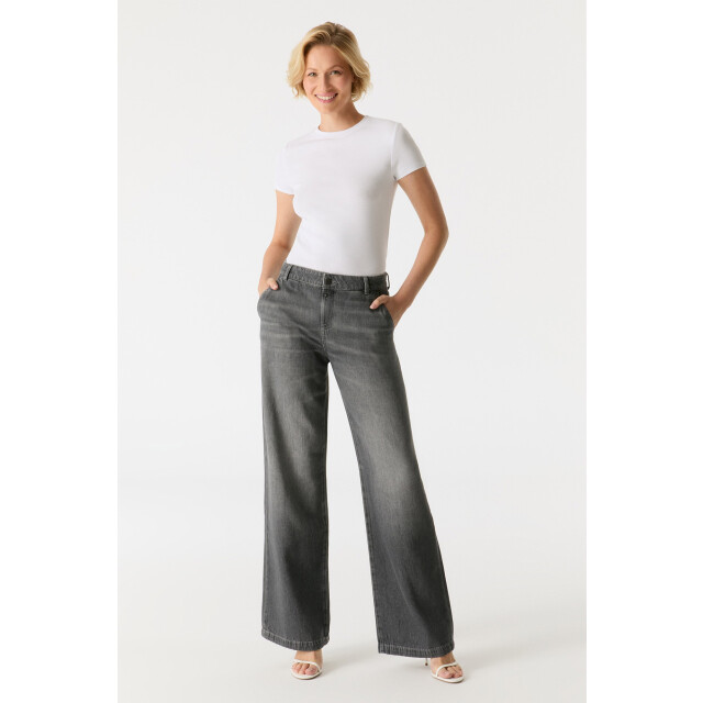 Cup of Joe Wide leg chino smoke grey Maxine-149 large