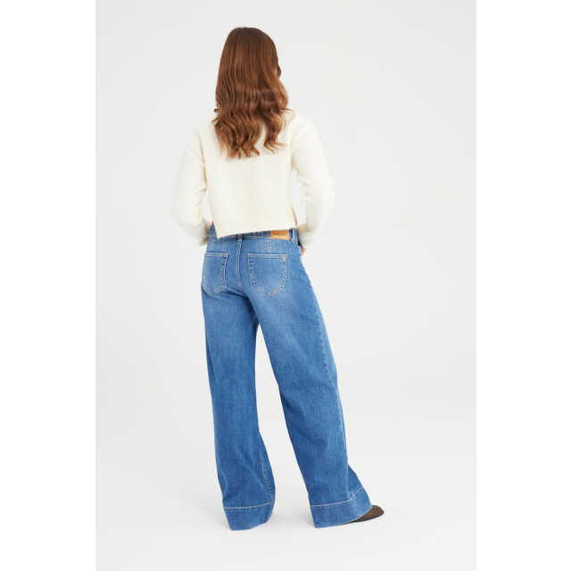 Cup of Joe Mid waist wide straight medium blue Layla-114 large