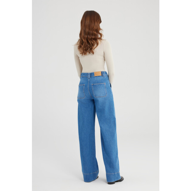 Cup of Joe High waist wide leg medium blue Lili-114 large