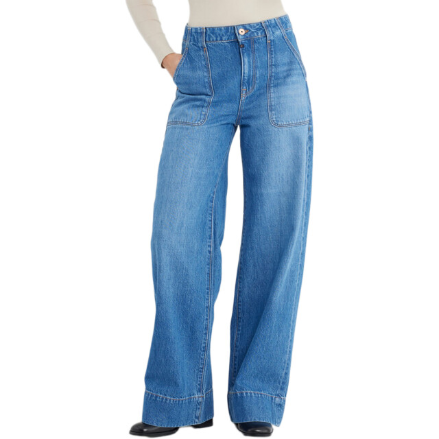 Cup of Joe High waist wide leg medium blue Lili-114 large