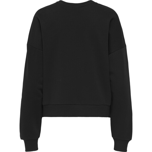 Only Onljenna l/s o-neck emb. box swt black/amore 15357575-177911005 large
