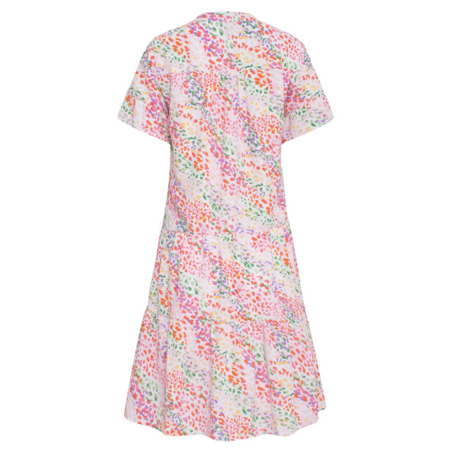 Smashed Lemon 23326 losvallende zomer jurk met grafische print | 23326-000-998 large