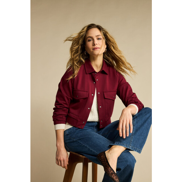 Red Button Bomber punta Bomber Punta Bordo large