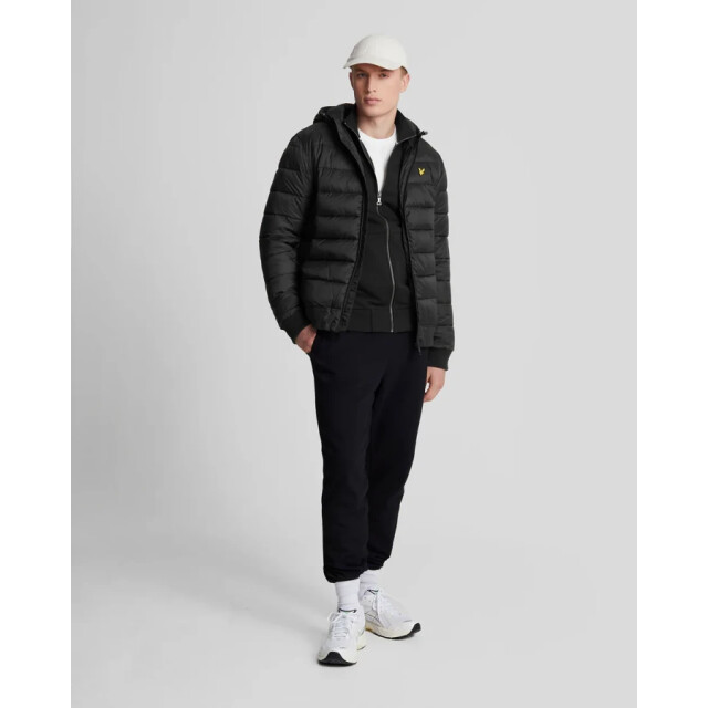 Lyle and Scott Jet Black/JK1921V Wadded Jacket large