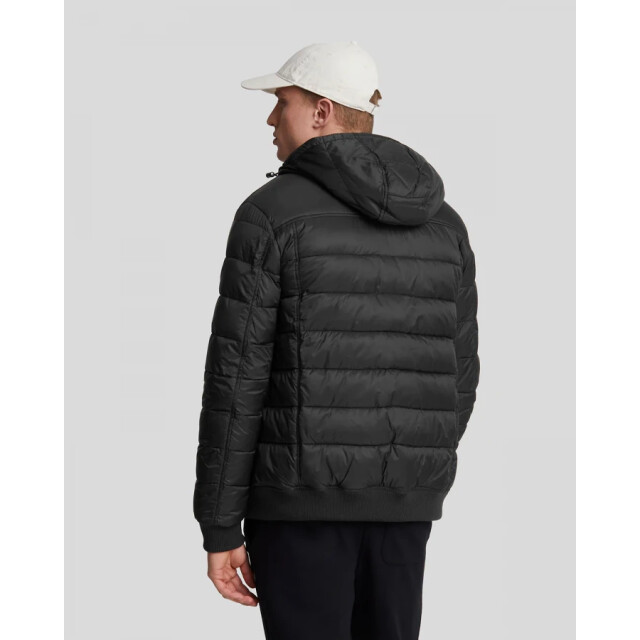 Lyle and Scott Jet Black/JK1921V Wadded Jacket large