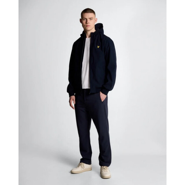 Lyle and Scott Dark Navy/JK2110V Fleece Back Softshell large