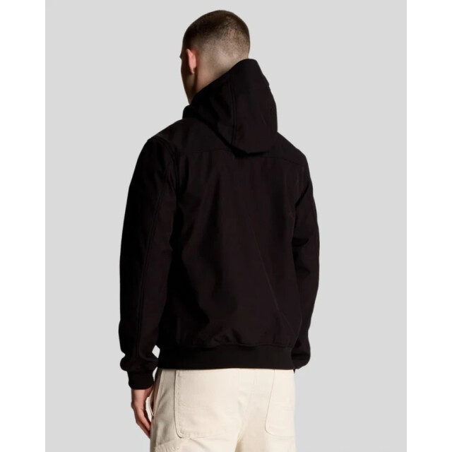 Lyle and Scott Jk2110v fleece back softshell jacket -  jet black Jet Black/JK2110V Fleece Back Softshell large