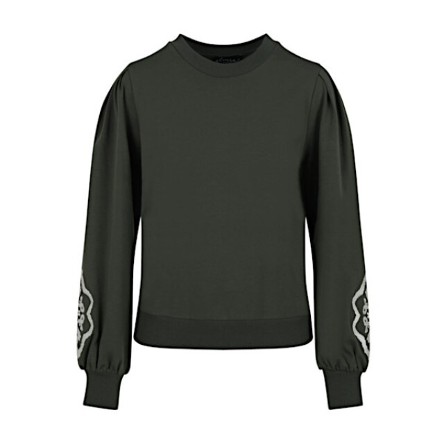 Elvira Collections Sweater erel dark green Merel - Dark green large