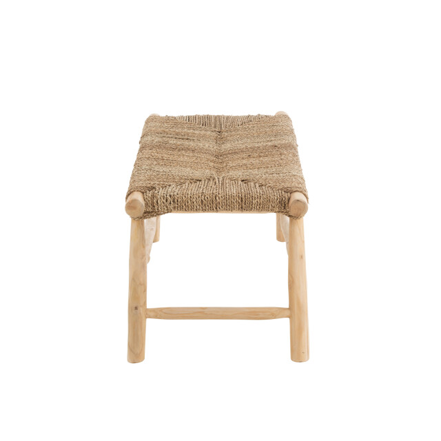 J-Line Bank gras teak hout naturel timo 21105 large