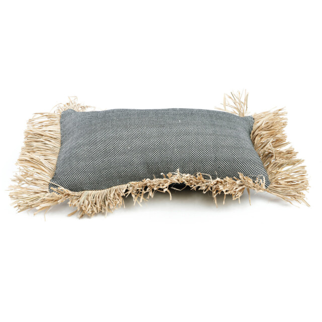 Bazar Bizar The cotton bonita cushion cover natural black 30x50 JABR067NB-30x50 large