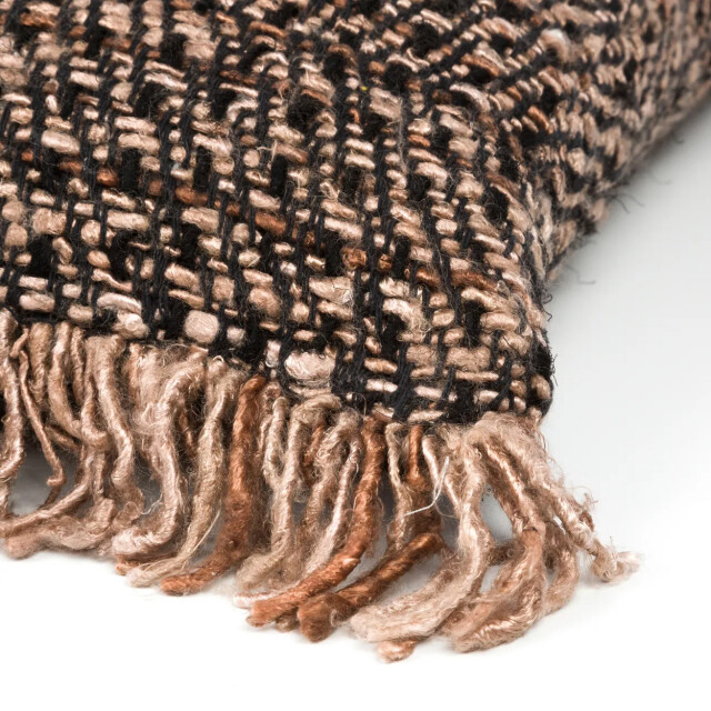 Bazar Bizar The oh my gee cushion cover black copper 60x60 INIE001BCo-60x60 large