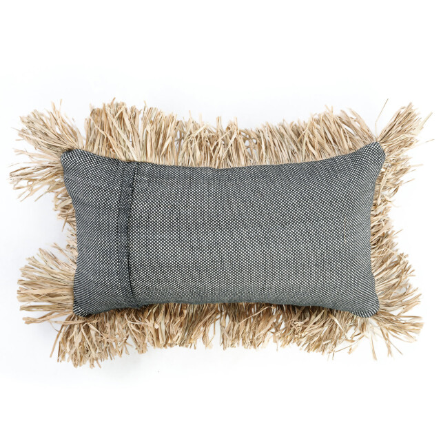 Bazar Bizar The cotton bonita cushion cover natural black 30x50 JABR067NB-30x50 large