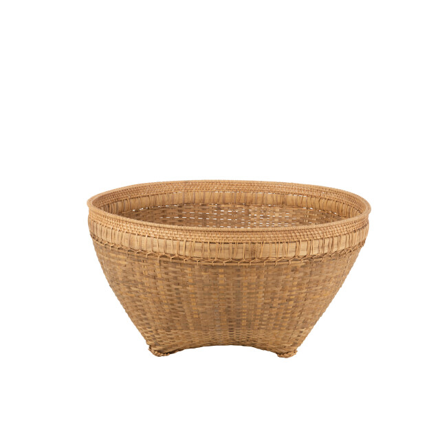 J-Line Basket extra large round rattan natural 10824 large