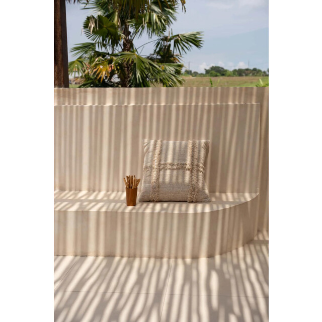 Bazar Bizar The nomad cushion cover natural BARI008N-50x50 large