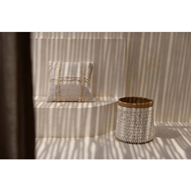 Bazar Bizar The nomad cushion cover natural BARI008N-50x50 large