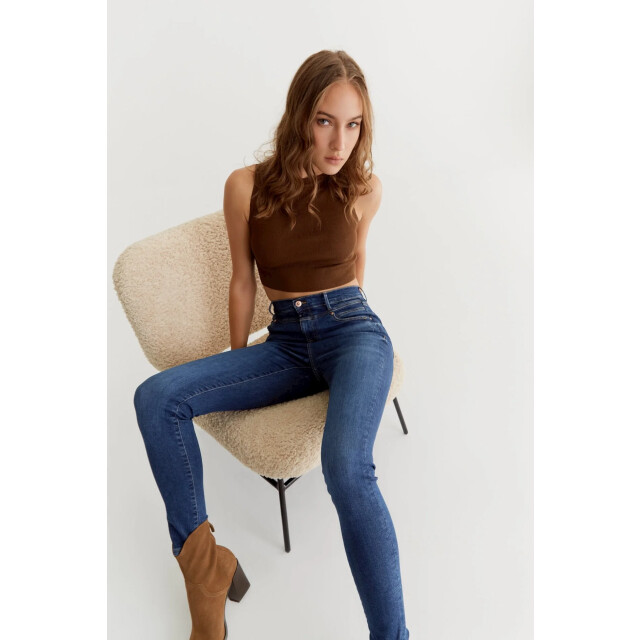 Cup of Joe Lisa dames skinny jeans dark blue COJ Lisa DarkBlue large