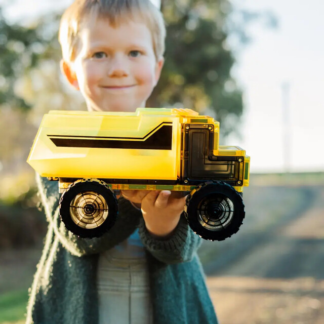 Learn and Grow Toys Learn and grow mega mover pack bulldozer 23-delig 8850071175196 large