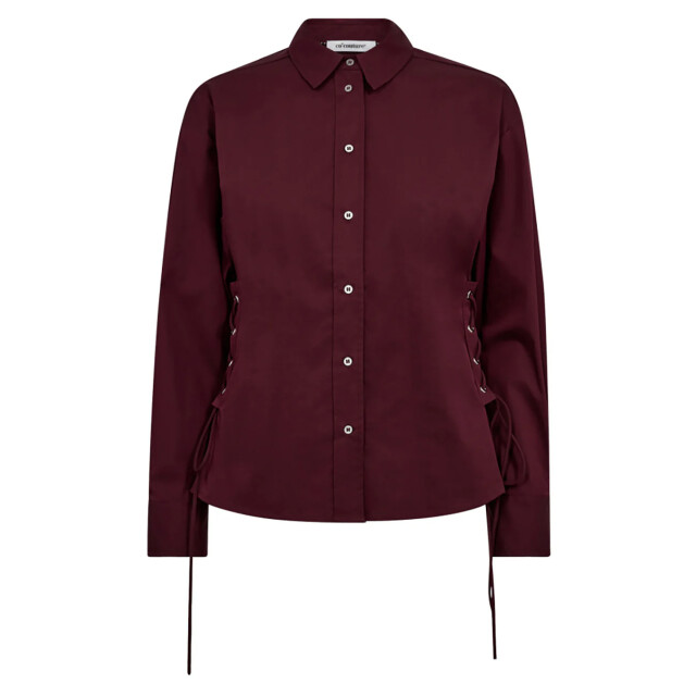 Co'Couture Poppycc eyelet blouse bordeaux 9640382693704 large