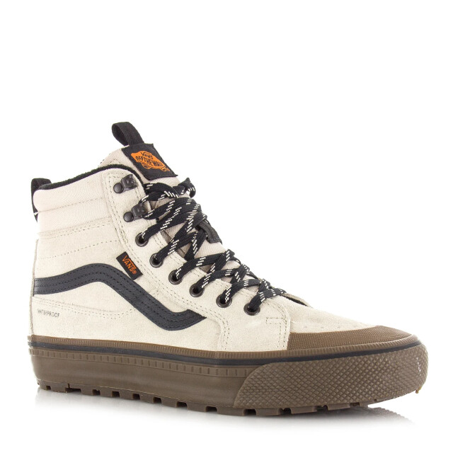 Vans Mte sk8-hi waterproof oatmeal black hoge sneakers unisex VN000DAQZO21 large