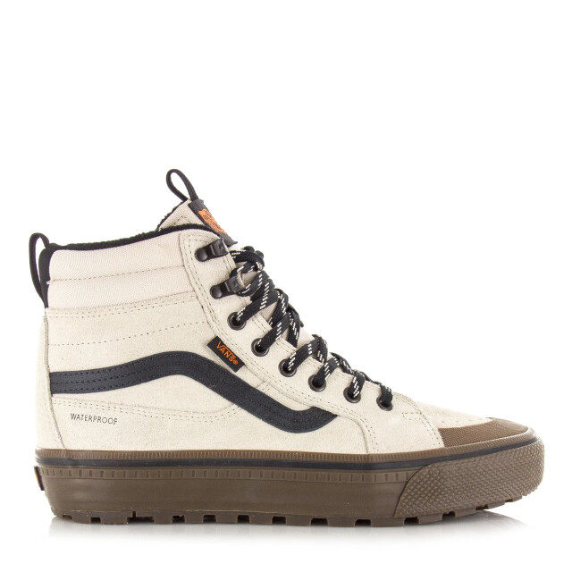 Vans Mte sk8-hi waterproof oatmeal black hoge sneakers unisex VN000DAQZO21 large
