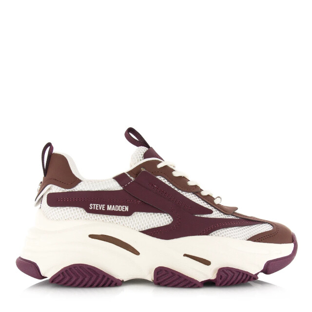 Steve Madden Possession-e white sepia lage sneakers dames SM19000033 04005 WSC large
