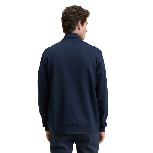 Tom Tailor Sweatjack met opstaande kraag 1047801 large