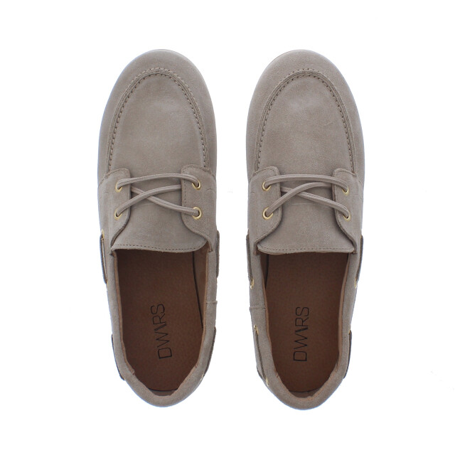 DWRS Label Latty dames veterschoen | dames | maat: | suede 110586 large