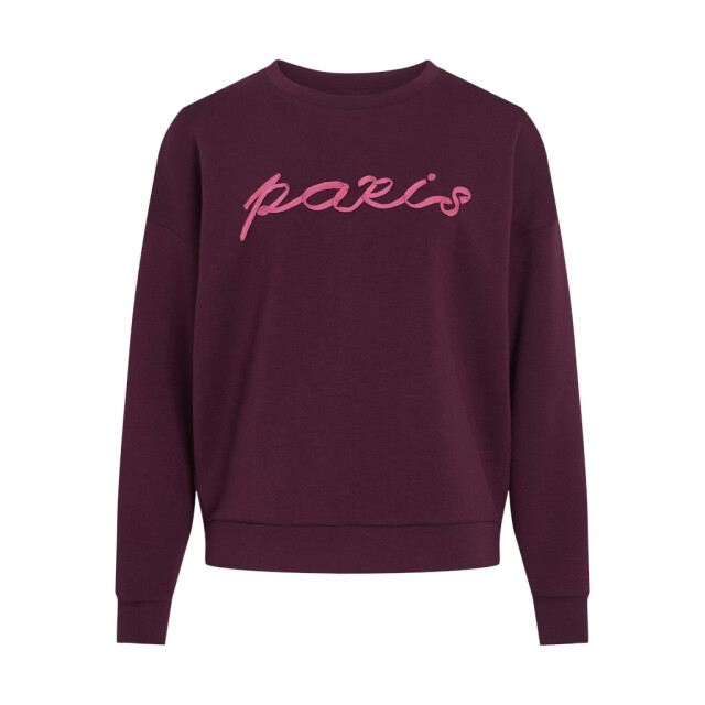 Vila Visif ls o-neck sweat topka bordeaux 4209.47.0002 large