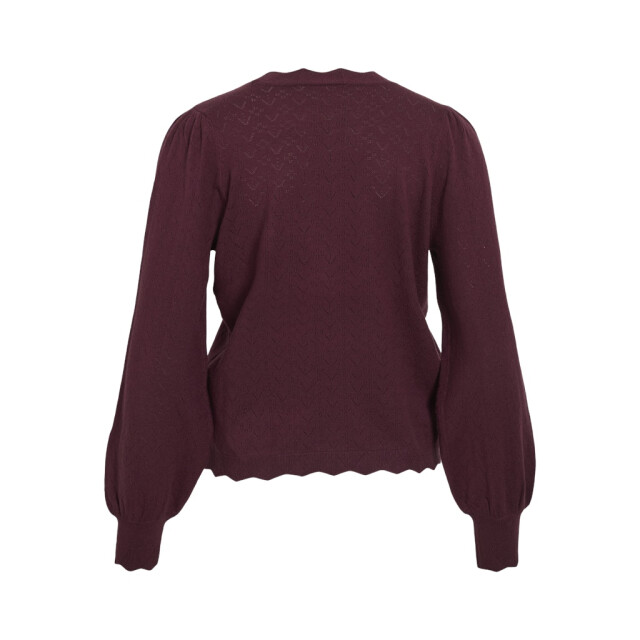Vila Viemi o-neck ls knit toptes bordeaux 4219.47.0009 large