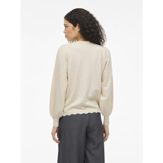 Vila Viemi o-neck ls knit toptes beige 4329.05.0003 large