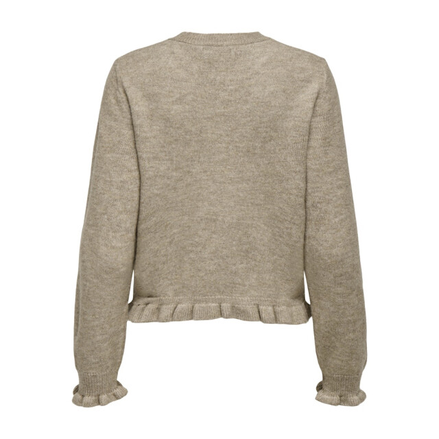 Jacqueline de Yong Jdyletty ls on frill cardigan knt noos licht 4249.71.0011 large
