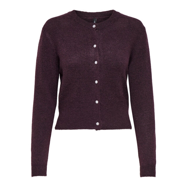 Only Onlhavanna ls button cardigan knt bordeaux 4249.47.0019 large