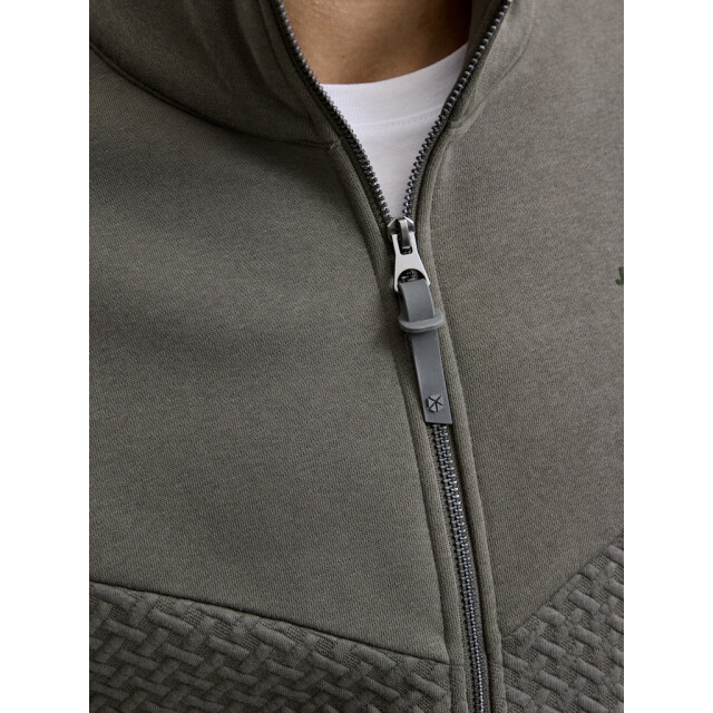 Jack & Jones Jprblufrankie sweat zip high neck aqua 5239.32.0006 large