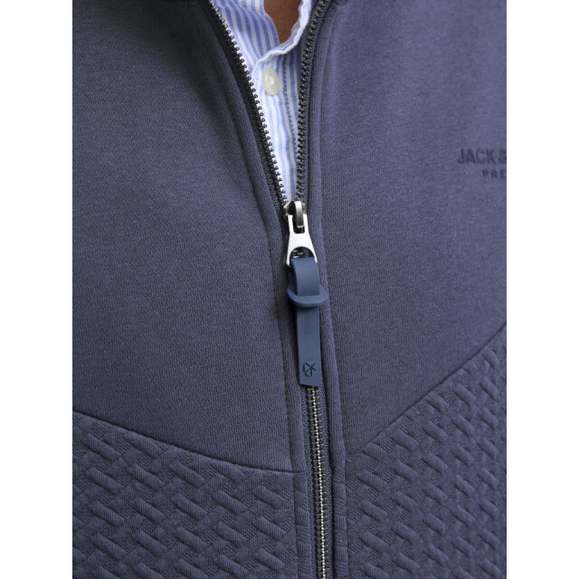 Jack & Jones Jprblufrankie sweat zip high neck navy 5239.37.0007 large