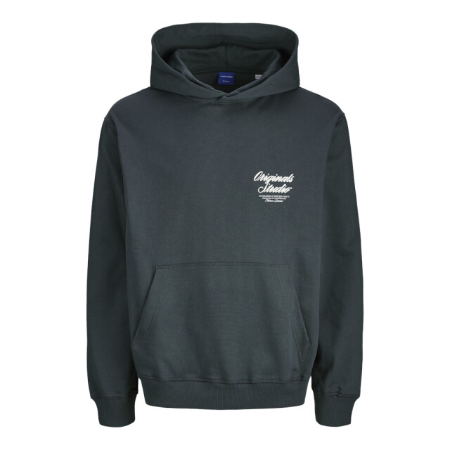 Jack & Jones Jornorrebro typo back sweat hood sn donker 5209.27.0043 large