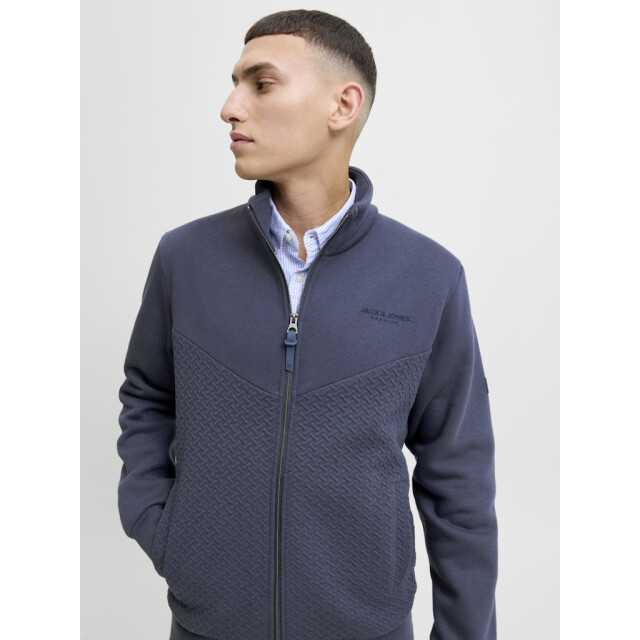 Jack & Jones Jprblufrankie sweat zip high neck navy 5239.37.0007 large