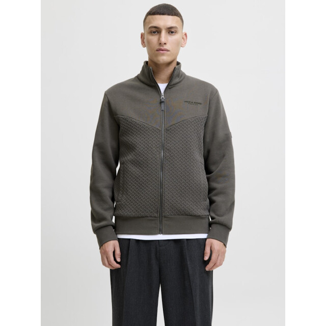 Jack & Jones Jprblufrankie sweat zip high neck aqua 5239.32.0006 large