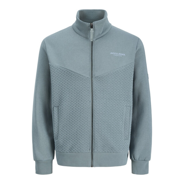 Jack & Jones Jprblufrankie sweat zip high neck aqua 5239.32.0006 large