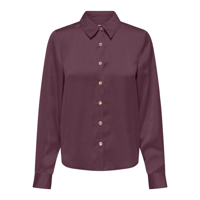 Only Onlzora ls satin shirt wvn mauve 4309.57.0005 large
