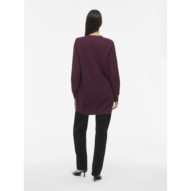 Vila Vidalo ls knit cardigan- noos cerise 4249.53.0024 large