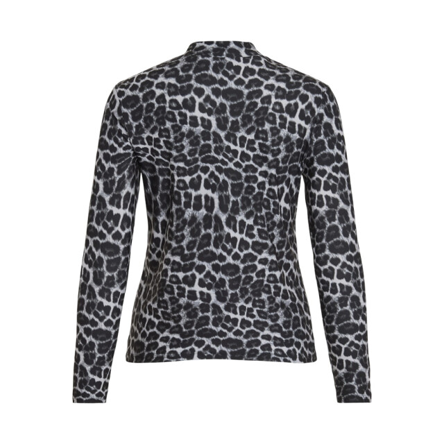 Vila vileoa l/s high neck top noos 14066134 glacier gray 06012.949.0130 large