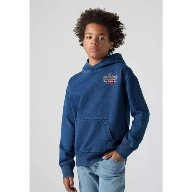 Levi's Ledgendary hoodie blue denim 3209.35.0001 large