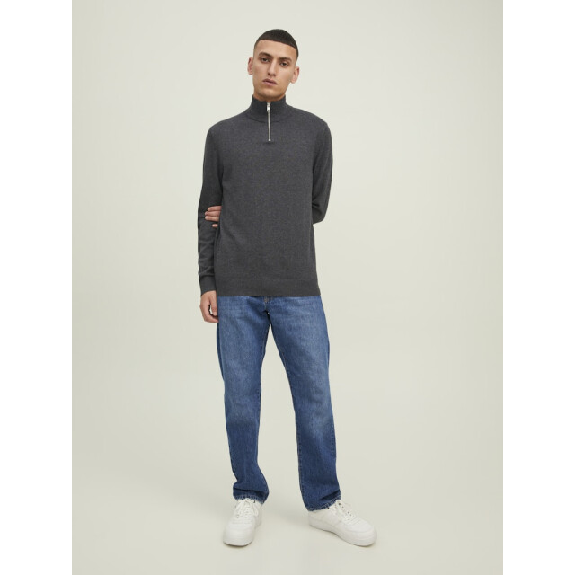 Jack & Jones Jjeemil knit half zip noos antraciet 5219.85.0078 large