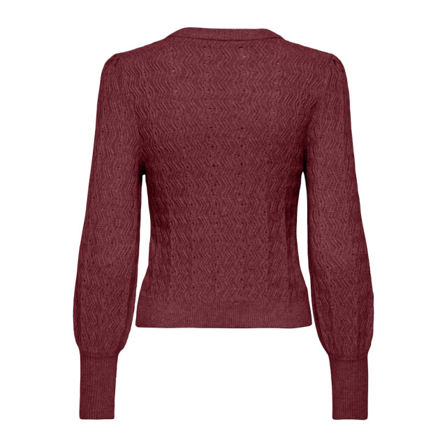 Only Onlkatia ls struc puff oneck cc knt bordeaux 4219.47.0007 large